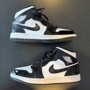 Nike Black Air Jordan High-Top Sneakers, Men’s 8.5